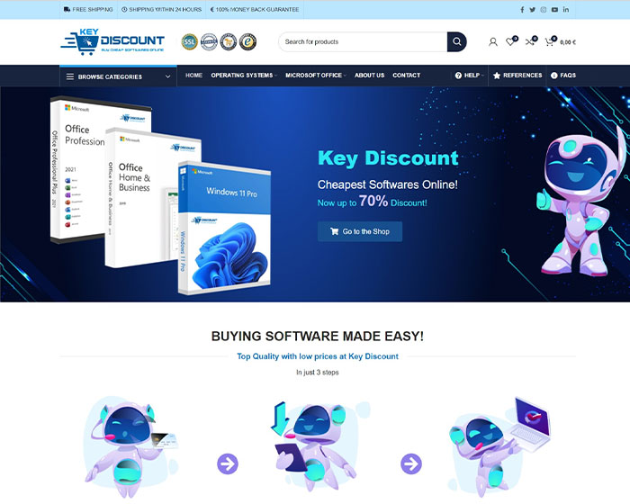 Key Discount Website